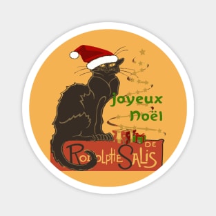 Joyeux Noel Le Chat Noir Christmas Spoof v2 Magnet